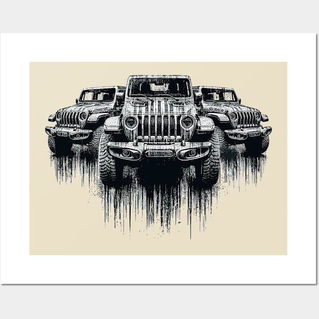 Jeep Gladiator Wall Art by Vehicles-Art